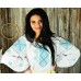 Embroidered blouse "Traditions Blue 2"